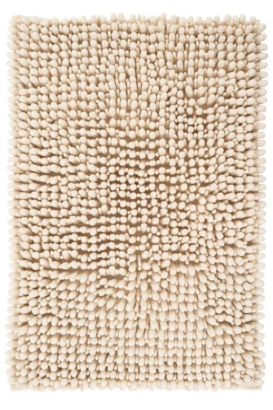 Fluffy badmat – Ivory – hoogpolig en extra zacht