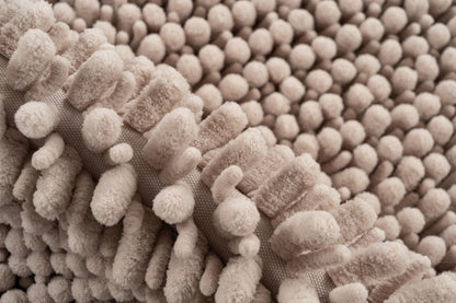 Fluffy badmat – Taupe – hoogpolig en extra zacht