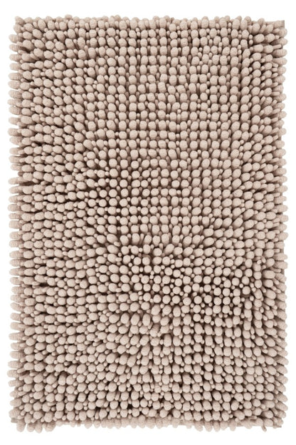 Fluffy badmat – Taupe – hoogpolig en extra zacht