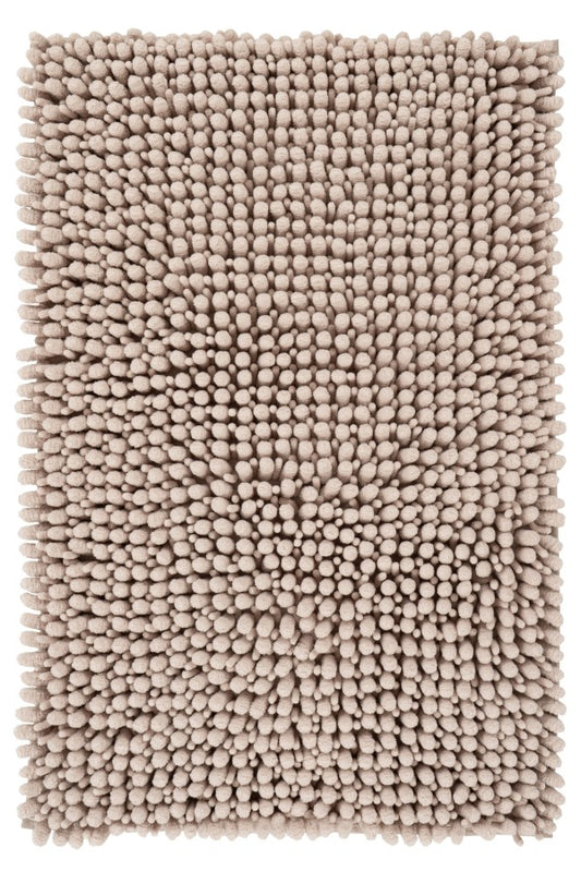 Fluffy badmat – Taupe – hoogpolig en extra zacht