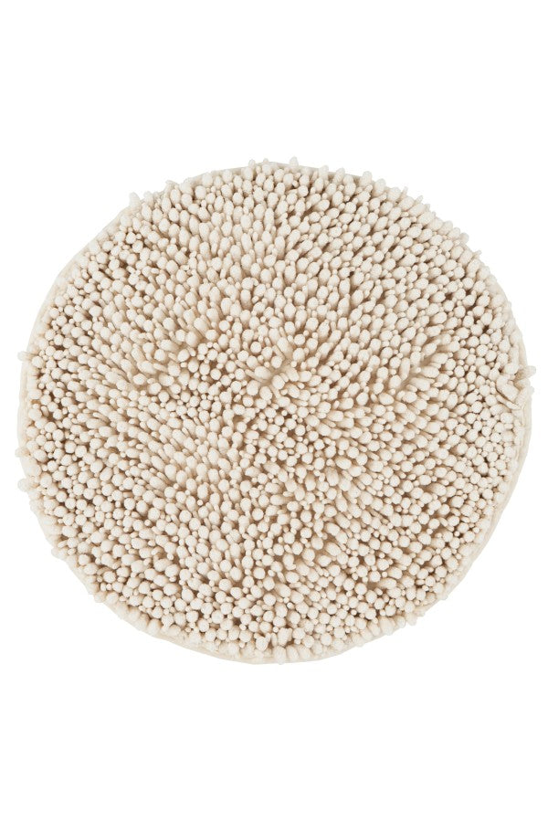 Fluffy badmat – Ivory – hoogpolig en extra zacht
