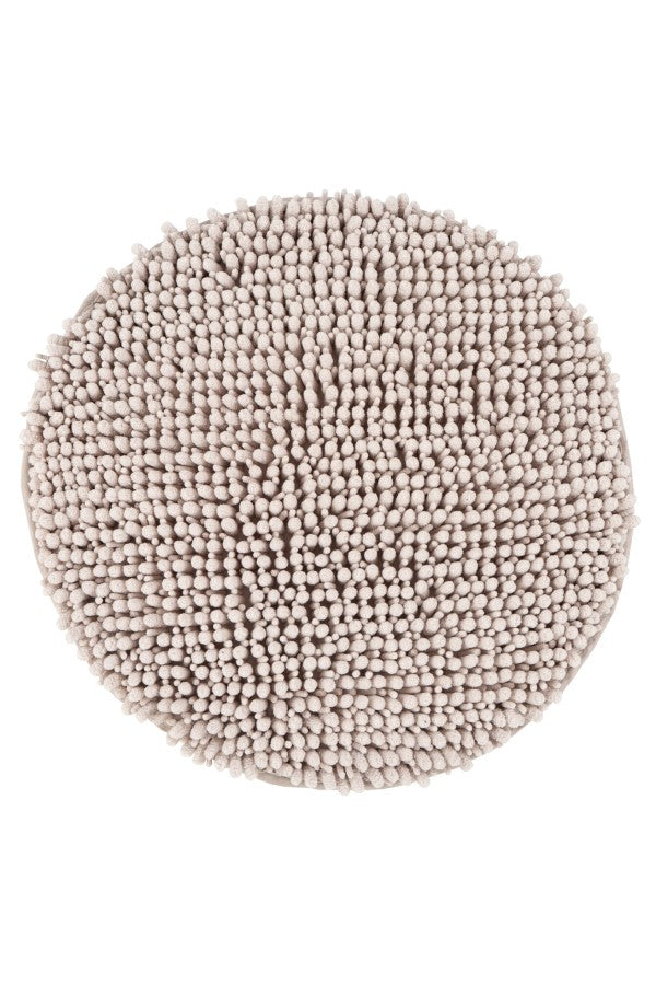 Fluffy badmat – Taupe – hoogpolig en extra zacht