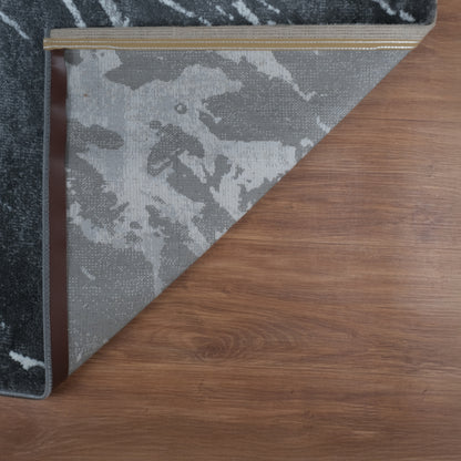 Blanca Vloerkleed – Laagpolig Vloerkleed Marmerlook – Grijs