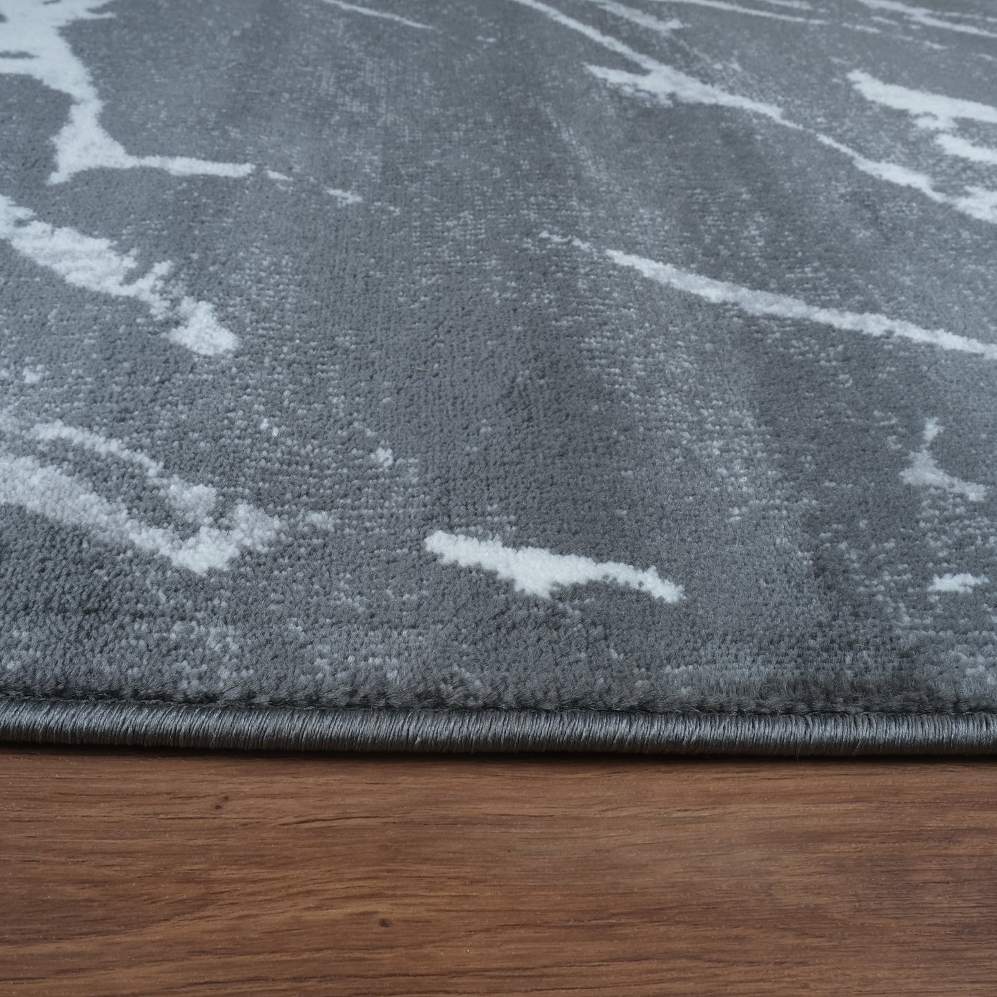 Blanca Vloerkleed – Laagpolig Vloerkleed Marmerlook – Grijs