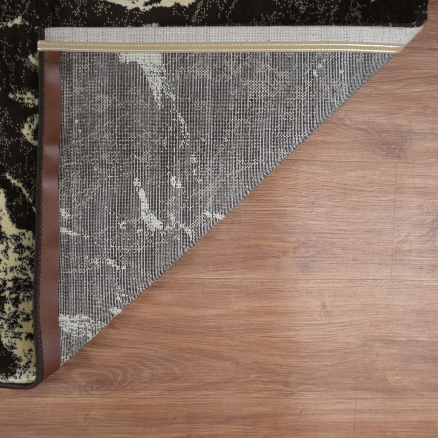 Blanca Vloerkleed – Laagpolig Abstract Marmerlook – Bruin/Beige