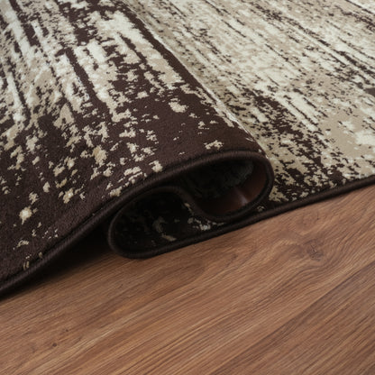 Blanca Vloerkleed – Laagpolig Vloerkleed Vintage – Bruin