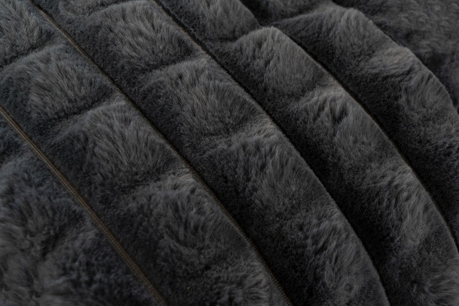 Harmony deken – Graphite met gewatteerde structuur en heerlijk zacht