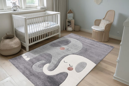 Happy Kinderkleed – Baby Olifanten – Zilver – Laagpolig & Antiallergisch