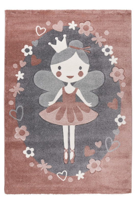 Happy Kinderkleed – Little Princess – Roze – Laagpolig & Pluisvrij