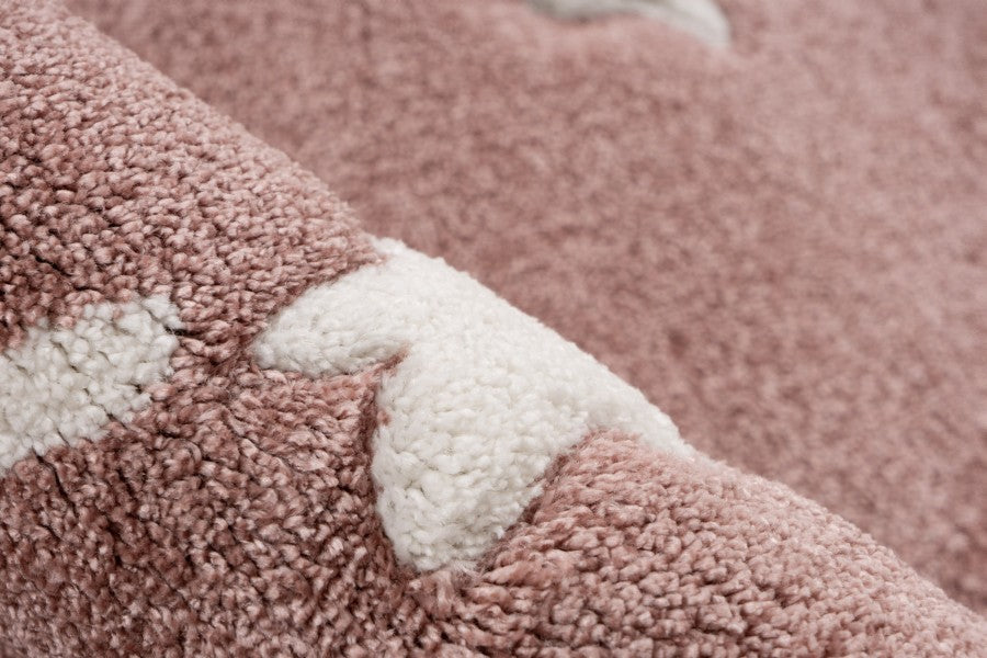Happy Kinderkleed – Hartjes & Maan – Roze – Laagpolig & Antiallergisch