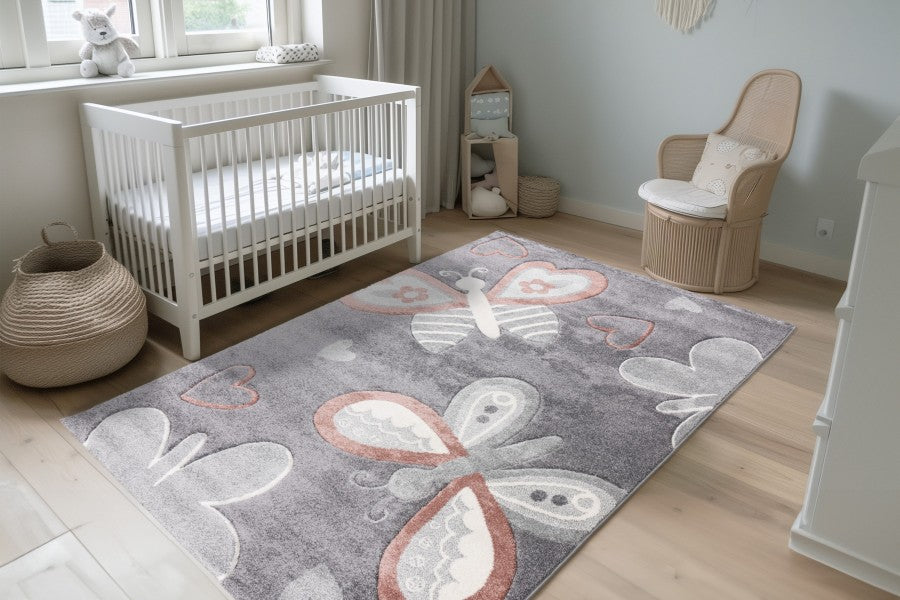 Happy Kinderkleed – Dromerige Vlinders – Multi – Laagpolig & Antiallergisch