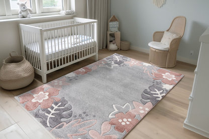 Happy Kinderkleed – Bloemenwereld – Multi – Laagpolig & Pluisvrij