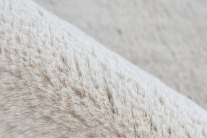 Heaven Fluffy Vloerkleed – Beige – Zacht & Effen