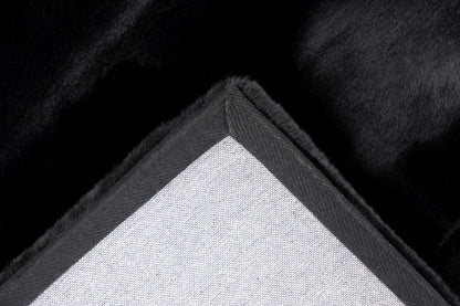 Heaven Fluffy Vloerkleed – Zwart – Zacht & Effen