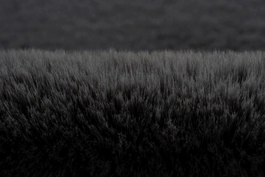 Heaven Fluffy Vloerkleed – Antraciet – Zacht & Effen