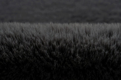 Heaven Fluffy Vloerkleed – Antraciet – Zacht & Effen
