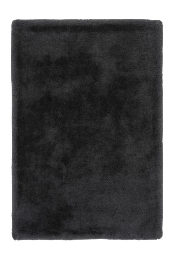 Heaven Fluffy Vloerkleed – Antraciet – Zacht & Effen