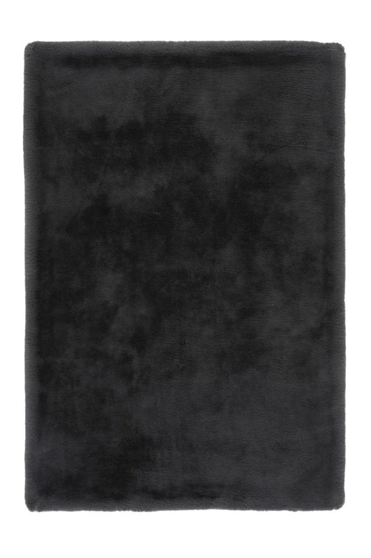 Heaven Fluffy Vloerkleed – Antraciet – Zacht & Effen