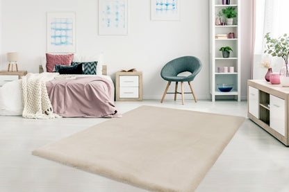 Heaven Fluffy Vloerkleed – Ivory – Zacht & Effen