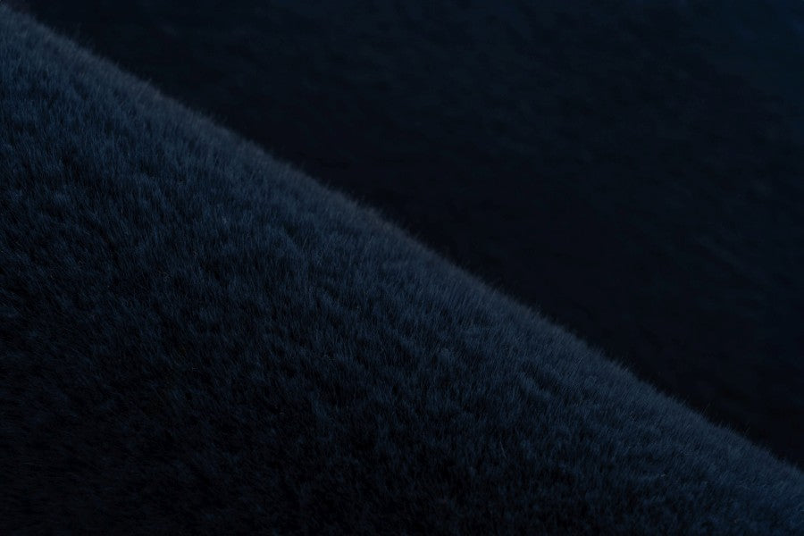 Heaven Fluffy Vloerkleed – Navy – Donkerblauw – Zacht & Effen