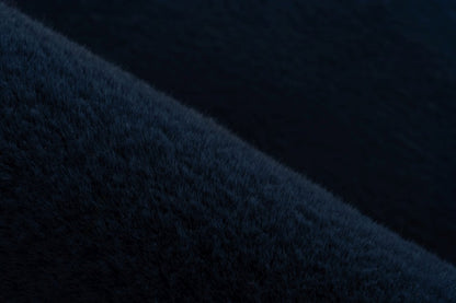 Heaven Fluffy Vloerkleed – Navy – Donkerblauw – Zacht & Effen