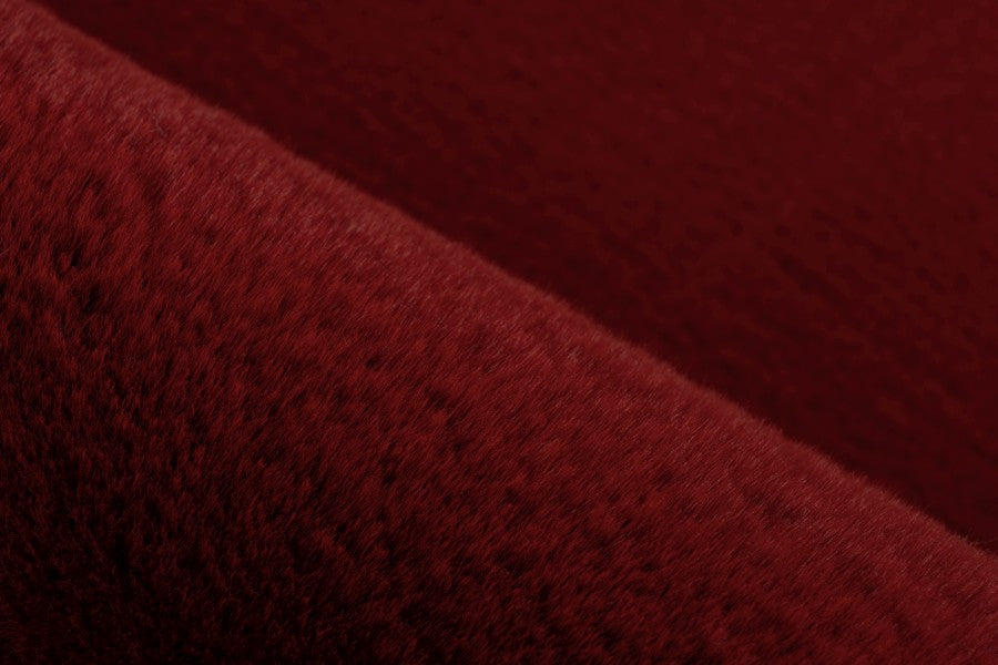 Heaven Fluffy Vloerkleed – Rood – Zacht & Effen