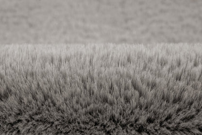 Heaven Fluffy Vloerkleed – Zilver – Zacht & Effen