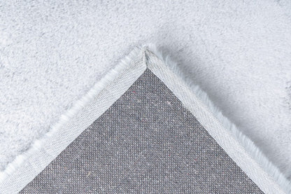 Heaven Fluffy Vloerkleed – Zilver – Zacht & Effen