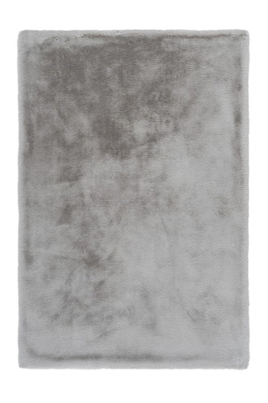 Heaven Fluffy Vloerkleed – Zilver – Zacht & Effen