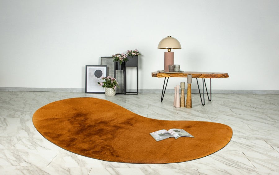 Heaven Vloerkleed – Amber – Organische Vormen – Ultra Zacht & Hoogpolig