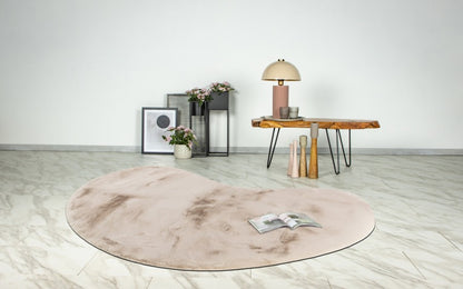 Heaven Vloerkleed – Licht Taupe – Organische Vormen – Ultra Zacht & Hoogpolig