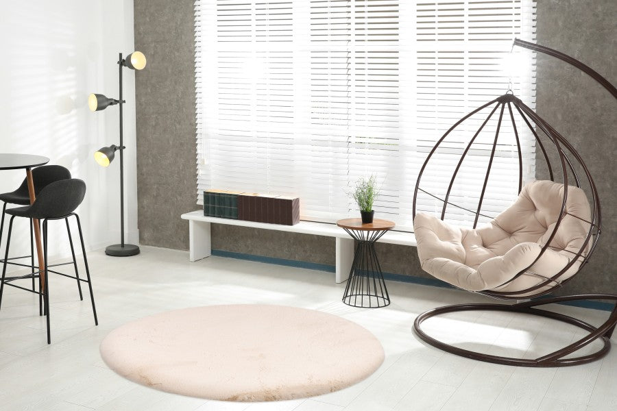 Heaven Fluffy Vloerkleed – Beige – Zacht & Effen