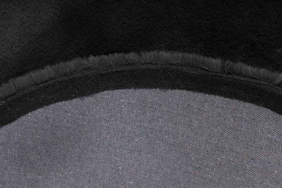 Heaven Fluffy Vloerkleed – Zwart – Zacht & Effen