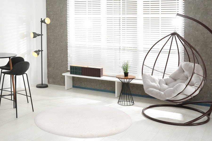 Heaven Fluffy Vloerkleed – Ivory – Zacht & Effen