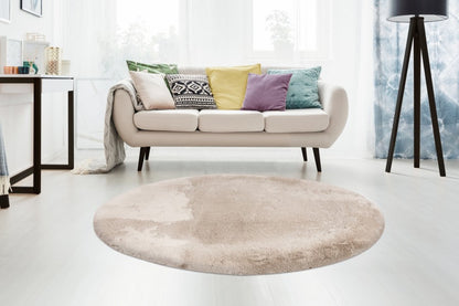 Heaven Fluffy Vloerkleed – Licht Taupe – Zacht & Effen