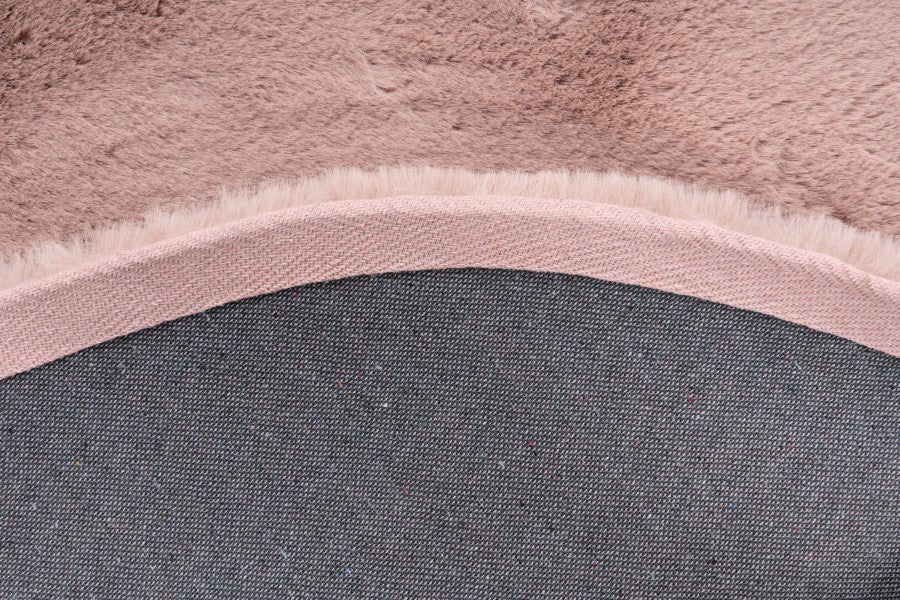 Heaven Fluffy Vloerkleed – Poederroze – Zacht & Effen