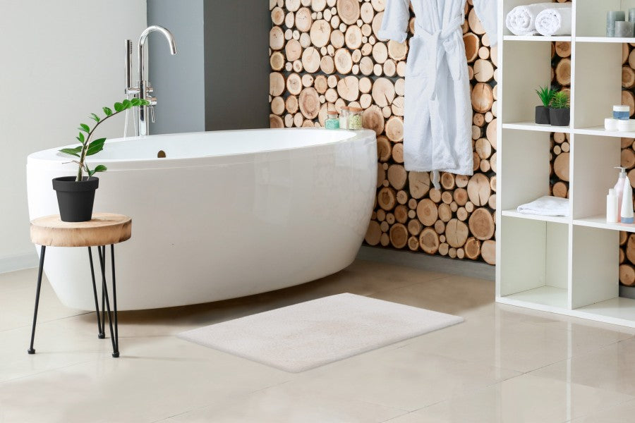 Heaven badmat – Wit met zachte touch en elegante uitstraling