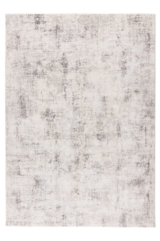 Lyon – Silver vintage vervaging – Laagpolig vloerkleed