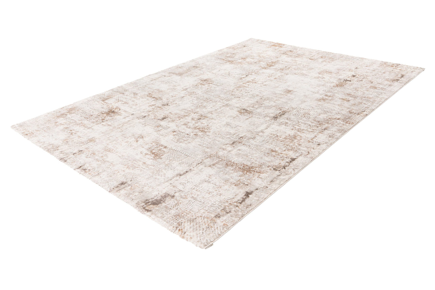 Lyon – Taupe vintage vervaging – Laagpolig vloerkleed