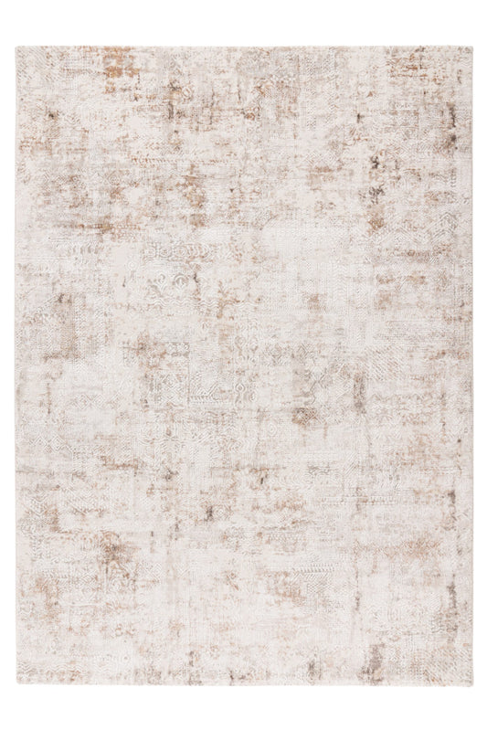 Lyon – Taupe vintage vervaging – Laagpolig vloerkleed