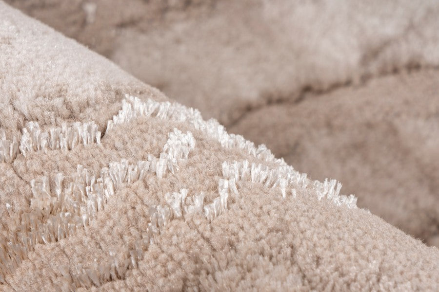 Marmaris Vloerkleed – Beige – Marmerlook Design – Modern & Laagpolig