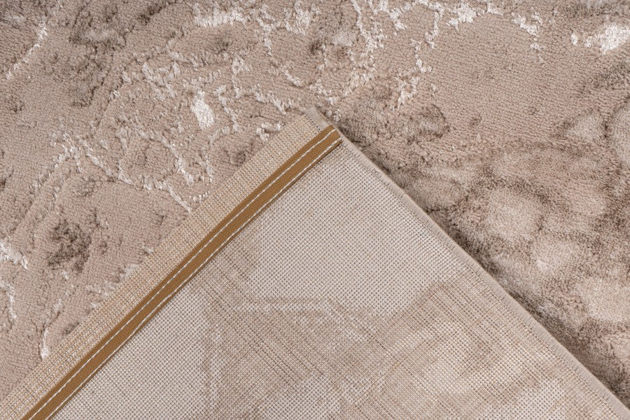Marmaris Vloerkleed – Beige – Marmerlook Design – Modern & Laagpolig