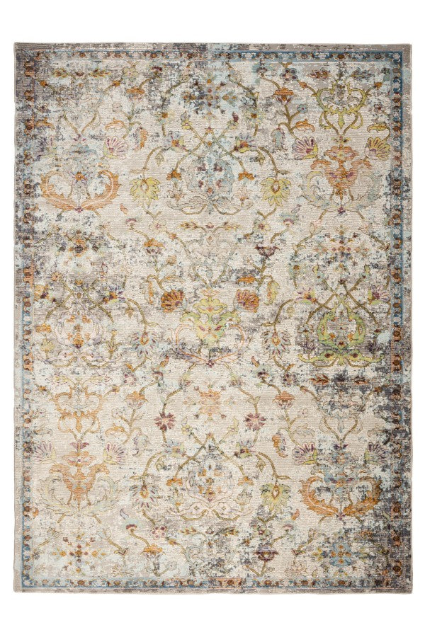 Picasso Sarough – Laagpolig – Vintage Vloerkleed – Creme / Beige