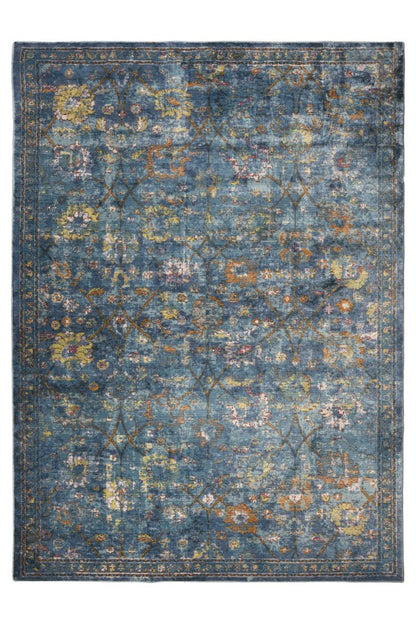 Picasso Sarough – Vintage – Laagpolig Vloerkleed – Blauw