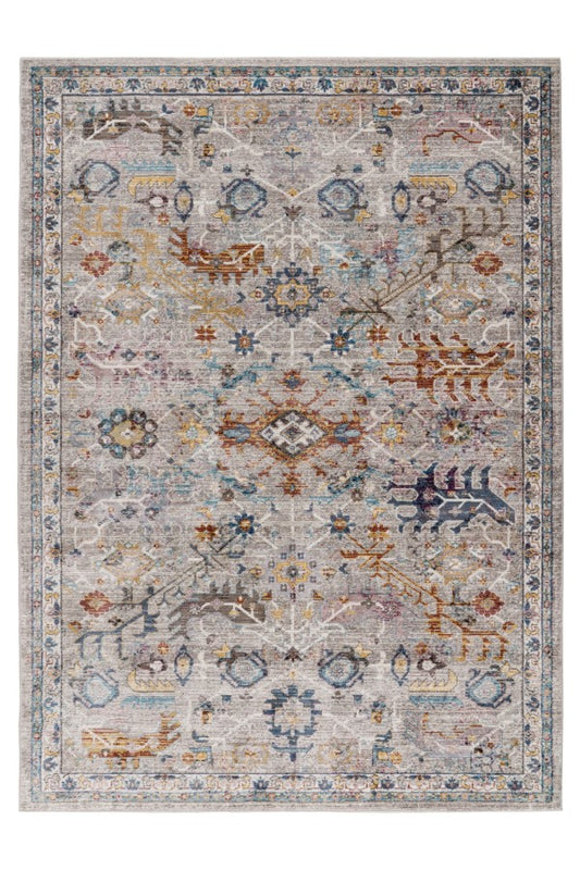Picasso Sarough – Vintage – Laagpolig Vloerkleed – Grijs