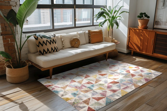 Picasso Sahara – Vintage – Laagpolig Vloerkleed – Multi
