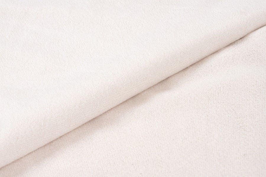 Plush deken – Beige met zachte ribbelstructuur