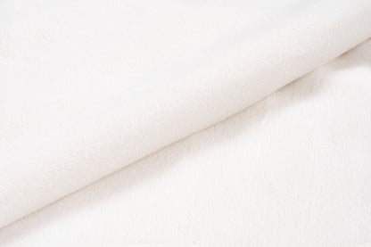 Plush deken – Ivory met zachte ribbelstructuur