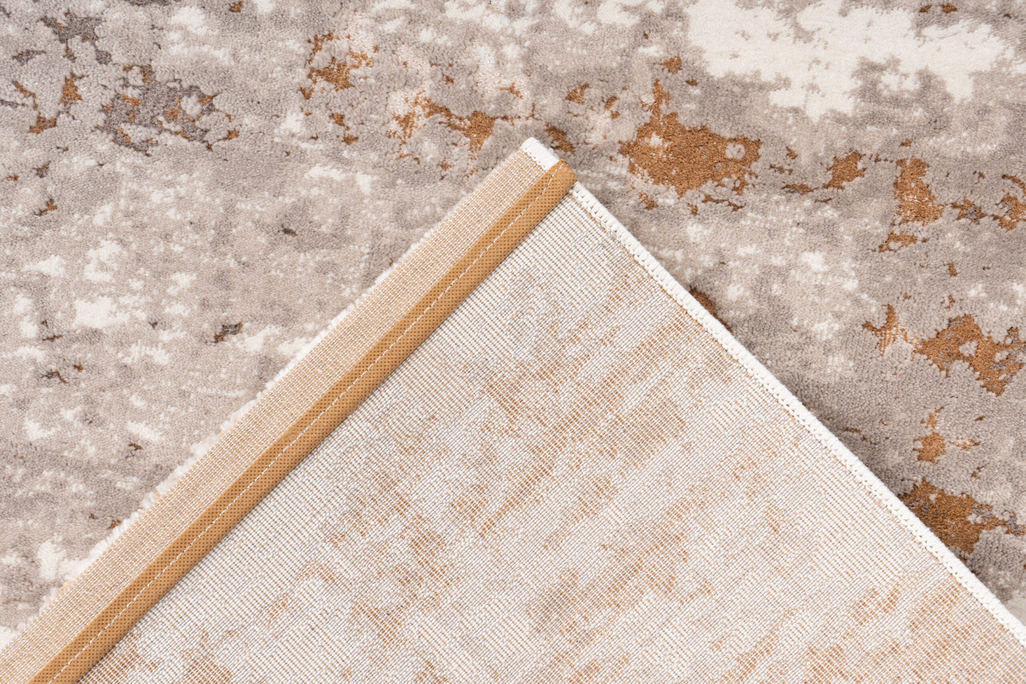 Paris – Taupe vintage vloerkleed – Laagpolig