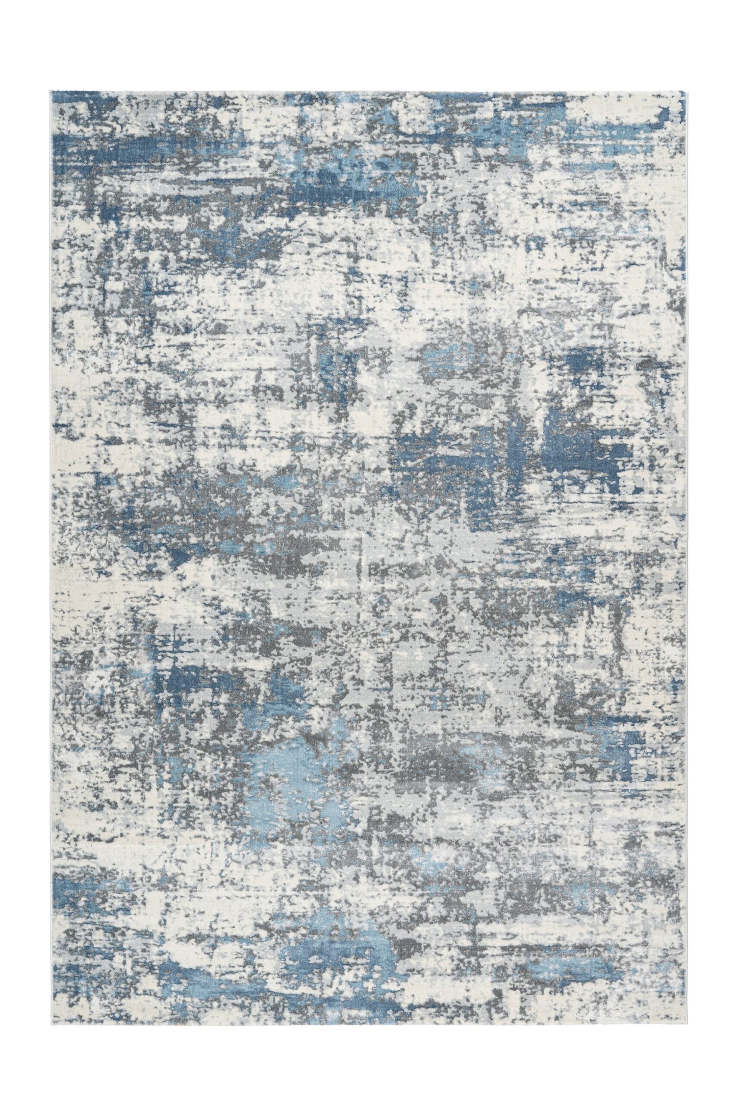 Paris – Blue vintage vloerkleed – Laagpolig